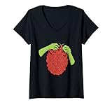 Photo Gallery donna un cuore all uncinetto funny crocheting lover yarn maglietta con collo a v Photo Gallery donna un cuore all uncinetto funny crocheting lover yarn maglietta con collo a v