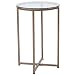 Flash Furniture Greenwich Collection Glass End Table with Matte Gold Frame