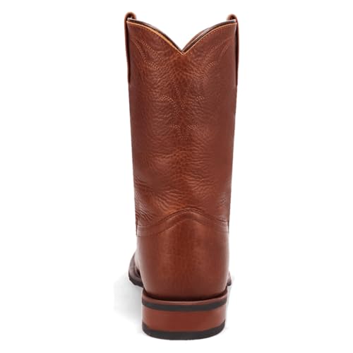 Laredo Mens Vaughn Round Toe Zippered Casual Boots Mid Calf - Brown4