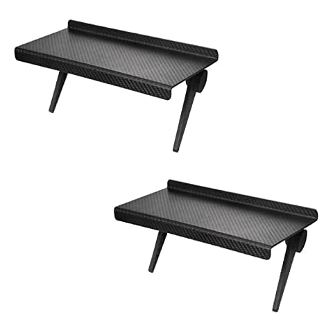 Computer Top Storage Shelf Tv Top Regal Monitor Top Shelf Faltbares Screen Top Regal Klein Monitor Top Shelf Verstellbar Screen Top Storage Shelf Tv Top Einstellbares Screen Top Shelf Schwarz 2 Stück Cover