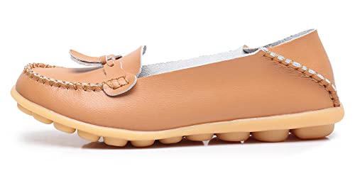 Image of VenusCelia Women's Decoration Comfy Walking Flat Loafer