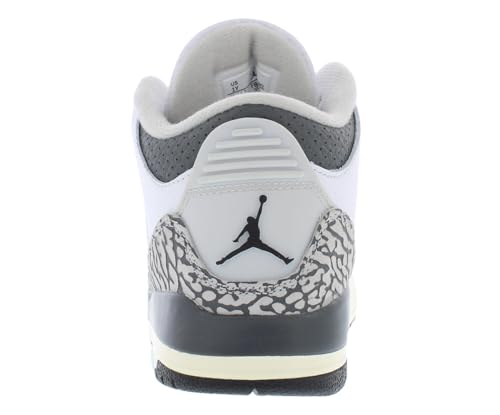 Retro Air Jordan 3 PS - White, Black Iron, Light Ash Grey by Nike4