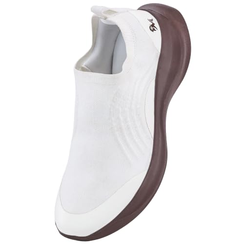 Image of Neeman's Curve Knit Slip On Shoes for Men | Casual Slip On Shoes | Lightweight Walking Shoes | Breathable Knit Upper | Comfortable Cushioned Shoes | Stretch Fit | EVA Sole with Grip