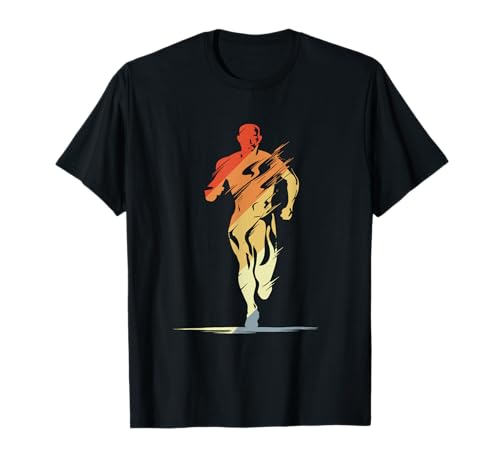 Running Guy Retro Style Athlete pour garçon T-Shirt