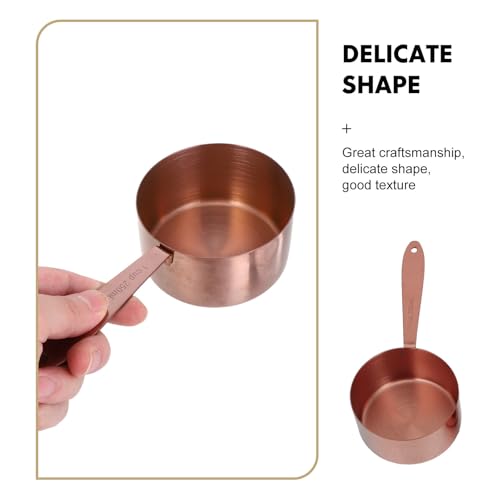 Cucharas medidoras de acero inoxidable INOOMP para repostería exacta con mango ergonómico 4