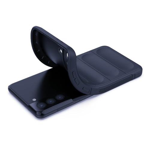 Image of amazon basics Basic Case for Samsung Galaxy S22 Plus 5G (Silicone Dark Blue)