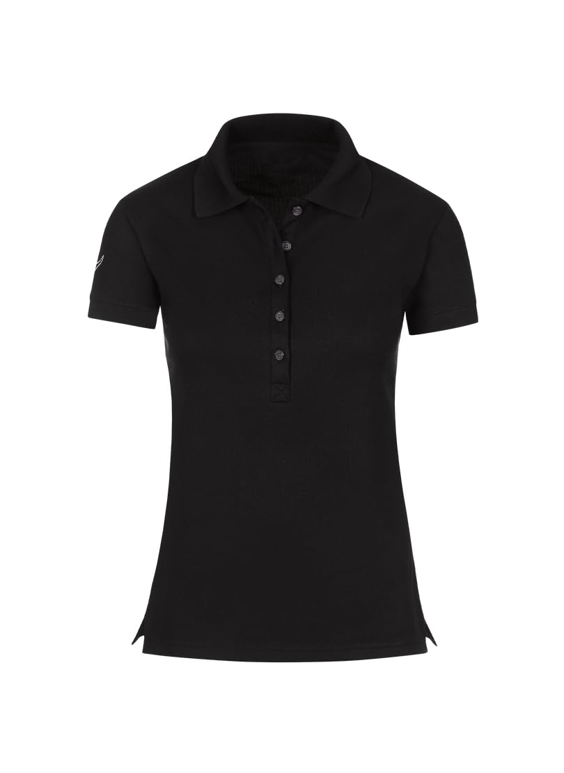 TRIGEMA Poloshirt mit Kristallsteinen