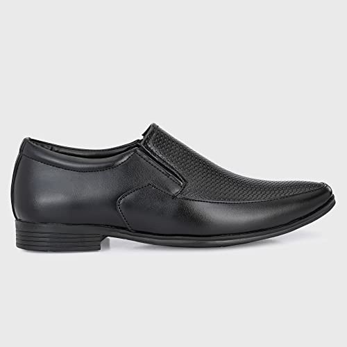 Image of Centrino Mens Formal Shoe |Slip-On Men's Formal Shoe | Stylish Non-Lace Design | Soft Cushioned Insole for Comfort | Perfect for Office & Formal Wear