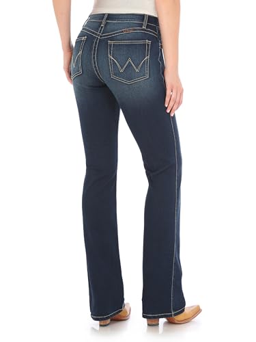 Wrangler Women's Q-Baby Mid Rise Boot Cut Ultimate Riding Jean-Discontinued3