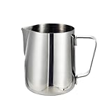 Espresso-Milchaufschäumer, Krug, Aufschäumkrug, Dampffunktion, 304 Edelstahl, Kaffee, Latte, Barista, Zubehör, 100 ml, 150 ml, 200 ml (600 ml)