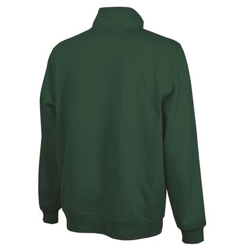 Image of Charles River Apparel Unisex Crosswind Quarter Zip Sweatshirt, Soft Cotton Blend Pullover with Pockets