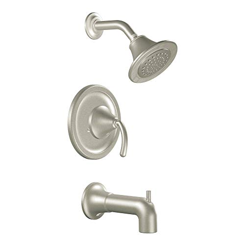 Moen TS2156BN Icon Collection Moentrol Tub and Shower Trim Kit Without Valve, Brushed Nickel