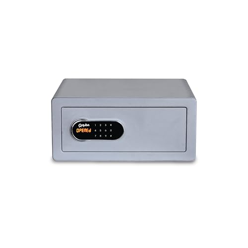 Image of Quba Digital Safe: Absolute 2 Way Access Dual Bolt Motorized Lock, 2 Password Sets, Low Battery Alarm, Wrong Password Alert, Locked & Opened Signal