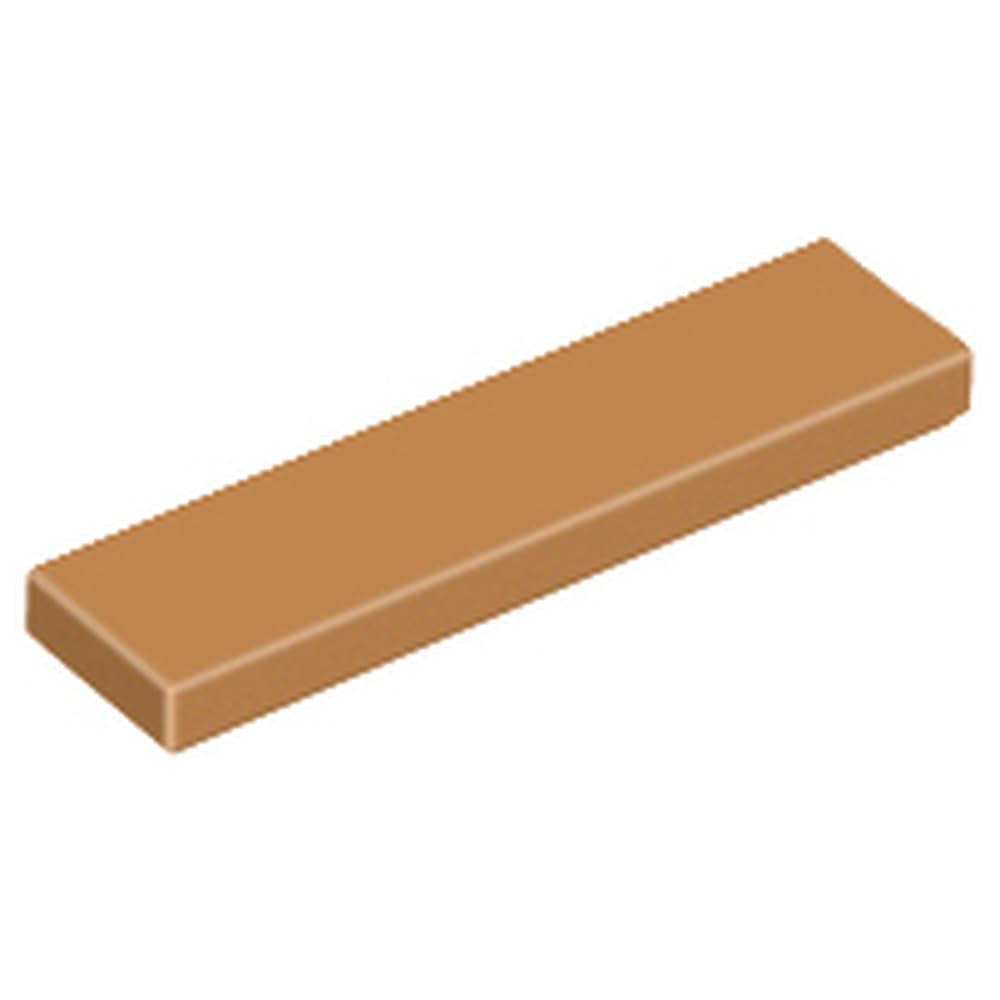 LEGO Part Tile 1 x 4, Part 2431 (Medium Nougat, 10, count) — image 1