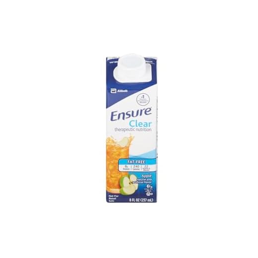 Ensure Clear Apple, 8 Oz Recloseable Carton, Abbott 64903 - Case of 24