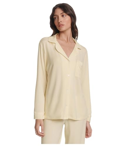 Image of Eberjey Gisele Classic Women's Pajama Set | Long Sleeve Shirt + Long Pants