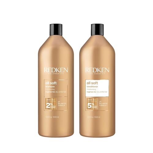 Redken All Soft Shampoo, For Dry And Brittle Hair, Moisturizes