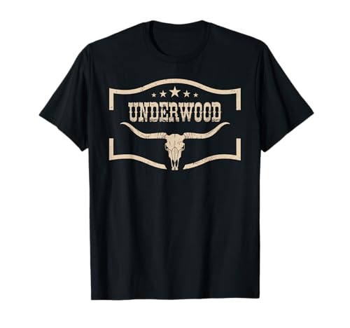 Underwood Name Personalized, Team Underwood Family Pride T-Shirt
