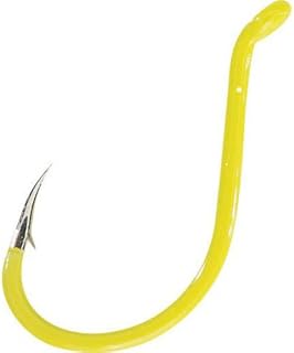 Gamakatsu 02612-C Octopus Loose Hook (5 Pack), Size 2/0, Chartreuse