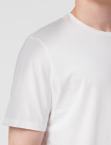 Calvin Klein Herren T-Shirt Kurzarm Micro Logo mit Rundhalsausschnitt, Weiß (Bright White), XL – Ansicht 5