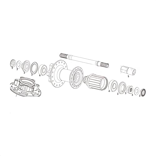 Roulement 609-2RS ABEC-3 étanche pour moyeu de vélo fluide - 8