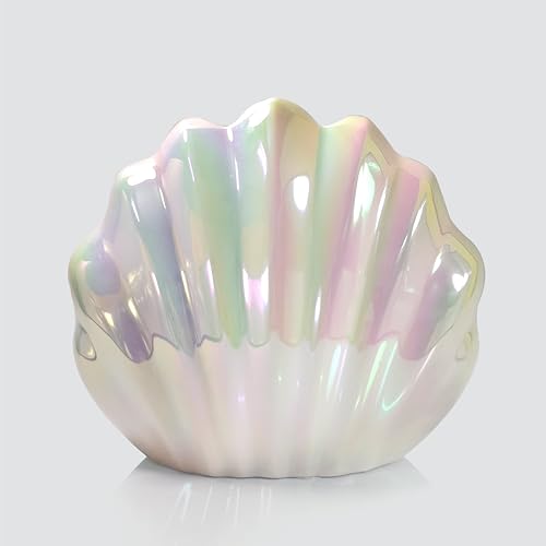 Mermaid's Treasure Flower Vase - 7-Color Coastal Magic for Modern Vases Home Decor