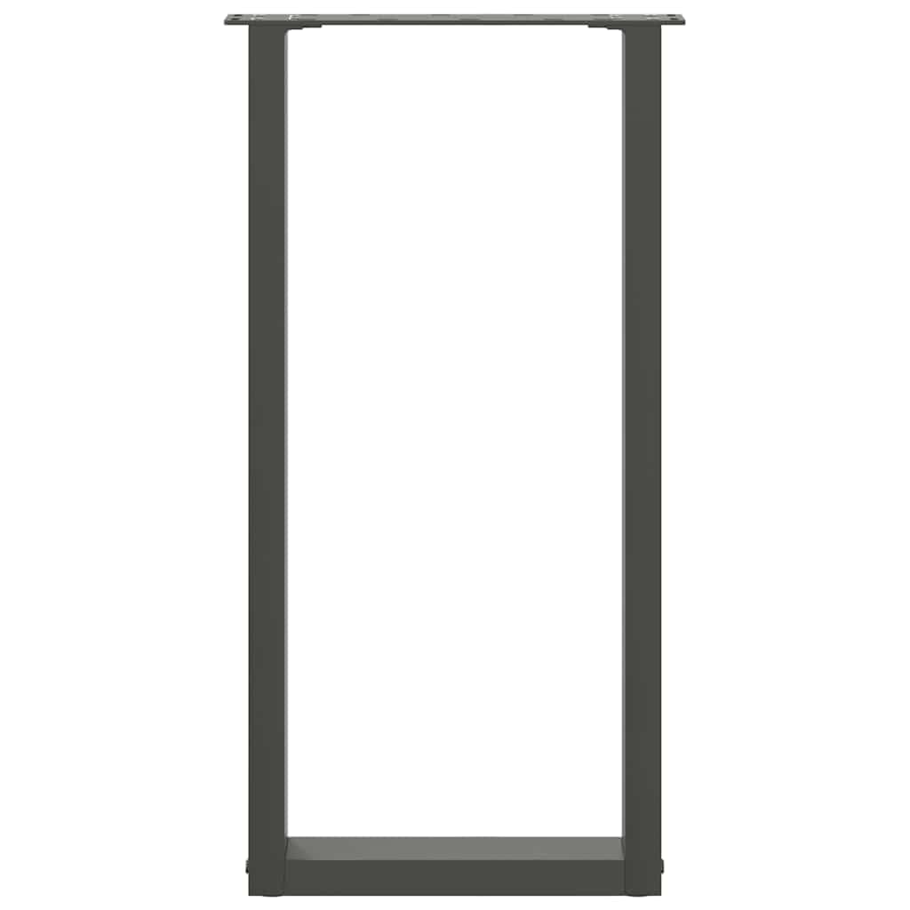 Konsola nogi stołu 2 szt. w kształcie litery U 28 x (72-73) cm stal