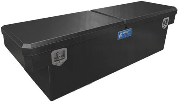 Replacement For NISSAN FRONTIER YEAR 2007 ALUMINUM STANDARD CROSSBODY BOX 14 X 20 X 60 IN. DOUBLE DOOR SATIN BLACK by Technical Precision