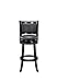 Boraam Augusta Bar Height Swivel Stool, 29-Inch, Black