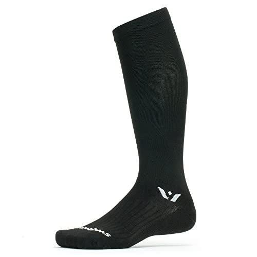 Swiftwick ASPIRE TWELVE Running Socks, Knee High Compression Fit