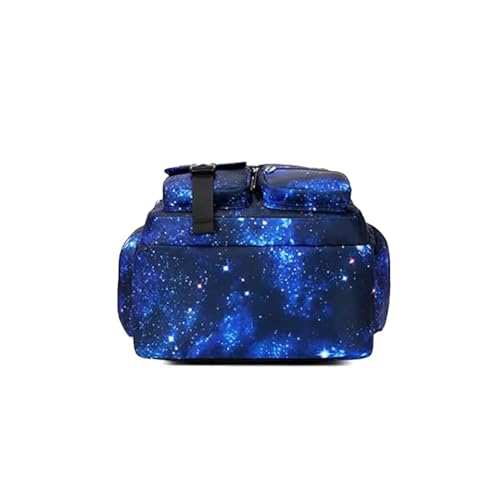 Image of MATMO Multi-Pocket Girls Boys School Backpack Kids Student Bookbag Travel Daypack (Royal Blue)