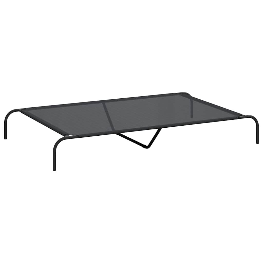 Genérico Cama elevada para Perros Negra 150x90x20 cm textilene y Acero,Producto para Mascotas y Animales,Productos para Mascotas,Productos para Perros,Camas para perros-42000837