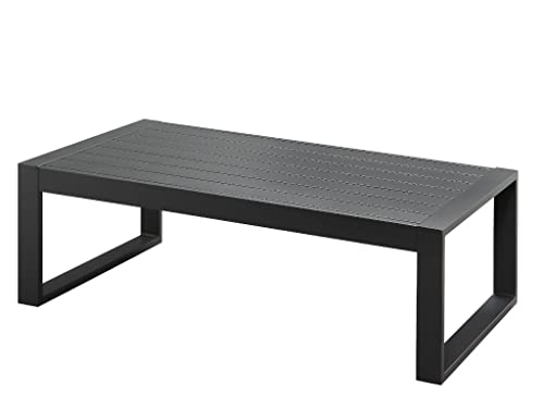 Table Basse de Jardin en Aluminium - Anthracite - Molokai