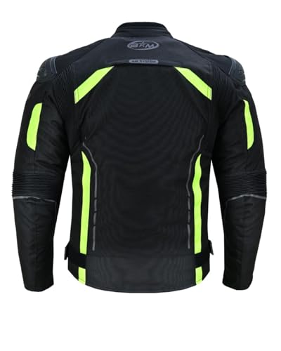 Veste de moto étanche et coupe-vent avec armure de protection complète