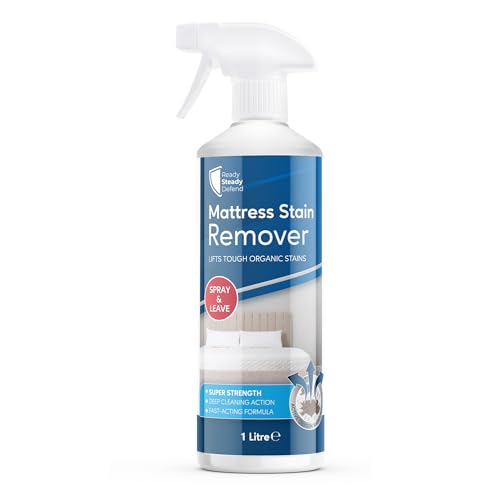 Mattress Stain Remover 1L - Extra Strong Oxygen-Based Formula Safe for Organic Stains Spray & Leave Non-Damaging User-Friendly Application
