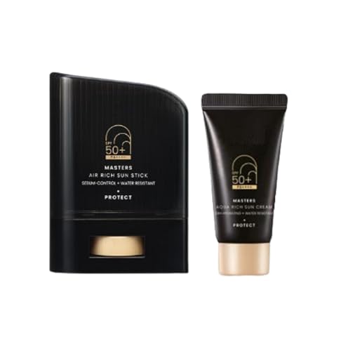 Image of Masters Air Rich Sun Stick SPF50+ PA++++ 14g, Lightweight, Non-Greasy Sun Stick for Face, Water-Resistant, with Sun Cream SPF50+ PA++++ 10ml