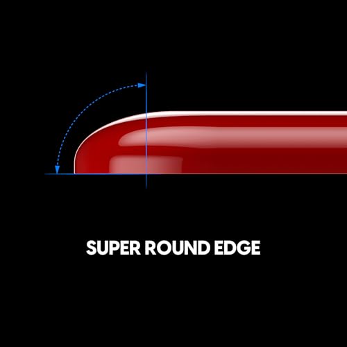 Image of Superglide Glass Mouse Skates - Super Smooth Glide, Polished Round Edge, Super Fast Gaming Mouse Feet with Durable Sole for Razer Viper V3 Pro (Type-S, Red)