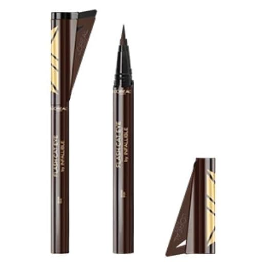 L'Oreal Paris Makeup Infallible Flash Cat Eye Waterproof Liquid Eyeliner, Brown