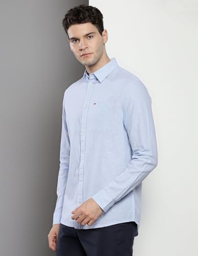 Image of Tommy Hilfiger Men's Cotton Regular Fit Shirt