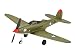 VilogaRC Remote Control Airplane RTF 4 Channel RC Plane 402MM Wingspan Micro Scaled Warbird with One Key Aerobatic One Key U-Turn and Gyro Stabilization System (P39)