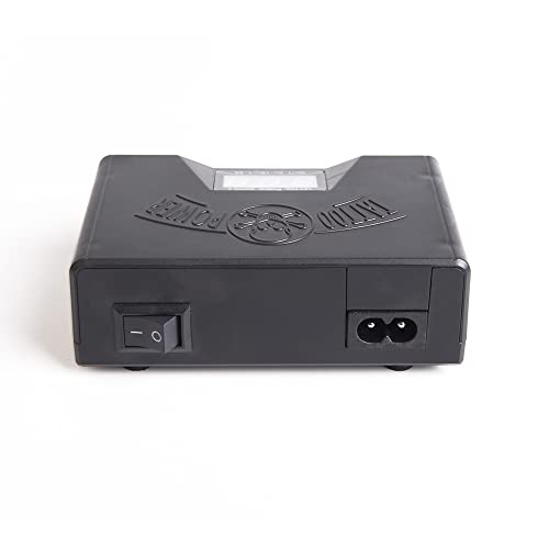 Dgt Digital Tattoo Machine Power Supply Kit With Stainless Steel Foot Pedal And Clip Cord #TOP3