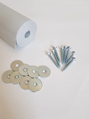 Fascia In PVC Per Pergolato 330x50 Cm Avorio - Copertura Per Strutture Legno Con Viti - Foto 3