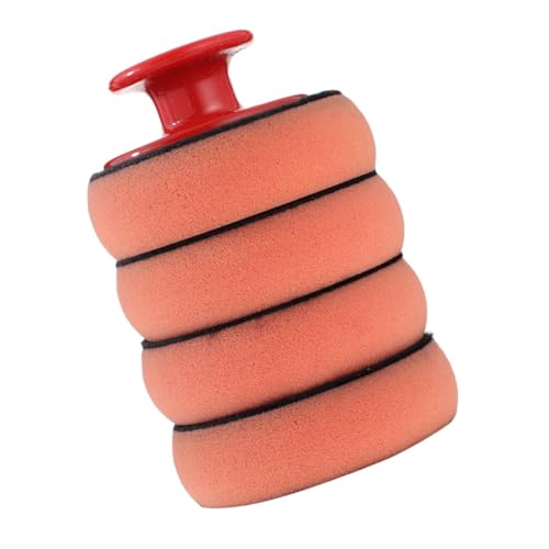 Alipis Waxing Sponge Buffing Pad Polisher Sponges Detailing Foam Applicator Golf Club Polishing Kit Waxing Machine Kit Car Polishing Compound Headlight Polishing Kit Car Buffer Orange
