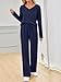 AUTOMET Sweatsuits Women 2 Piece Outfit Fashion Travel Lounge Sets With Wide Leg Pants Airport Track Suits Fall Clothes 2025 Navy M