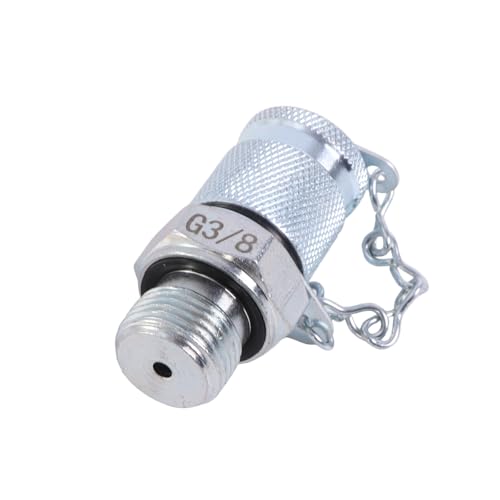 Image of 10 Pcs Test Connector Hydraulic Pressure Gauge Tee Coupling Fittings, Hydraulic Test Coupling Kit for Construction Machinery Excavator
