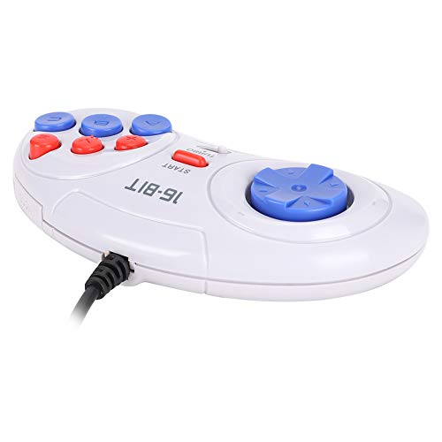 CUTULAMO Contrôleur de Jeu, Manette de Jeu Portable Ergonomique pour Sega