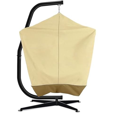 boyspringg Patio Hammock Chair Cover Waterproof Outdoor Hanging Swing Chair Cover for Hammock Chair Without Stand(2 Pack) Cover