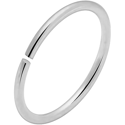 Anneau de Nez Monster Piercing 9K Or Blanc Cover