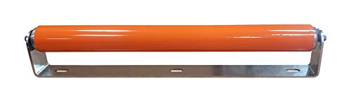 Polyurethane Coated Roller With Bracket, 21″ Between Frame, 1.9" Diameter Roller #TOP2