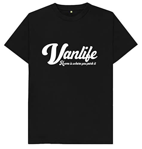 Van Life Home is Where You Park It Kids Womens Mens T Shirt...